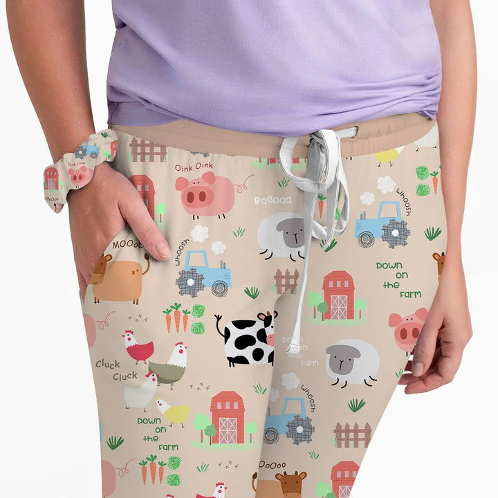 Farm Yard Bamboo Women Pajama Set