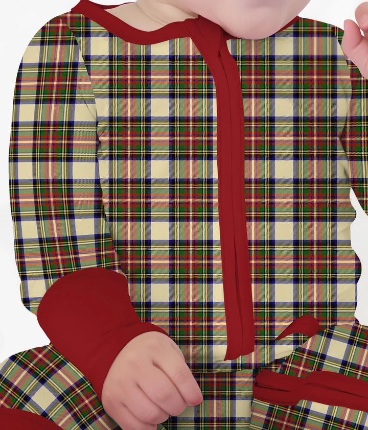 Cozy Evergreen Plaid Bamboo Convertible Zippy