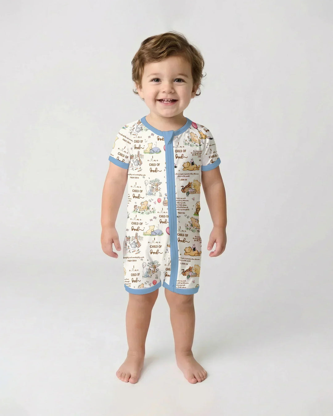 Child of God Whimsy Woodland Bamboo Shorty Zippy
