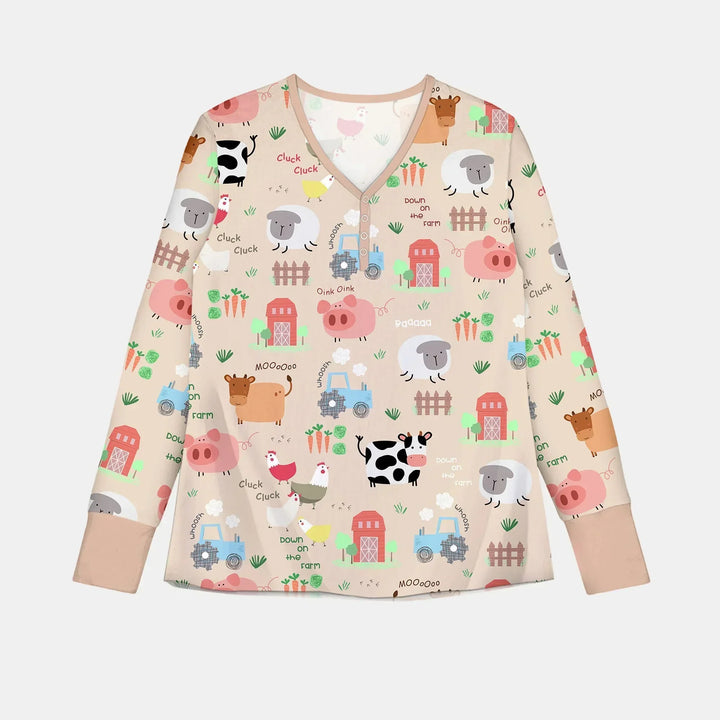 Farm Yard Bamboo Women Pajama Set