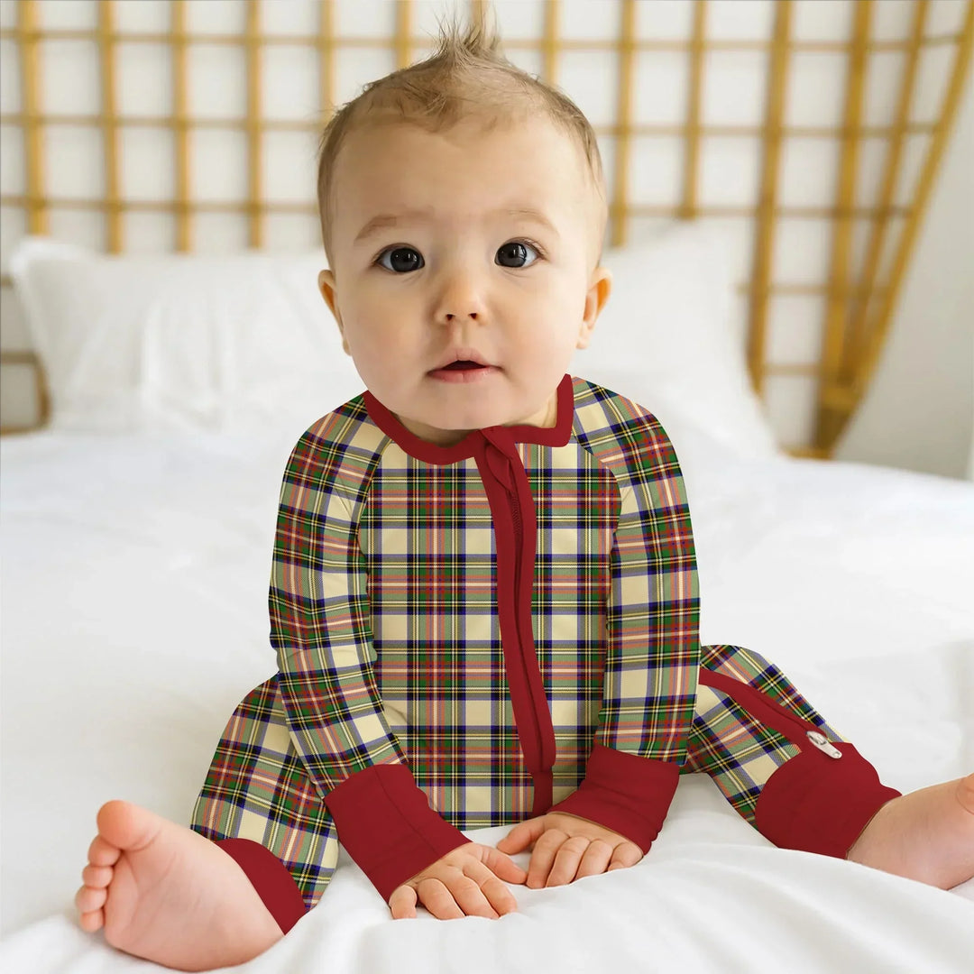 Cozy Evergreen Plaid Bamboo Convertible Zippy