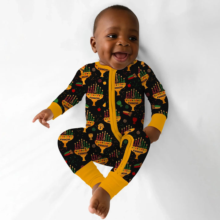 Kwanzaa Lights Bamboo Convertible Zippy