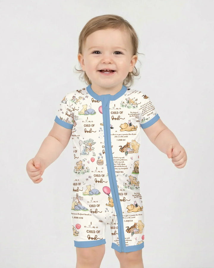 Child of God Whimsy Woodland Bamboo Shorty Zippy