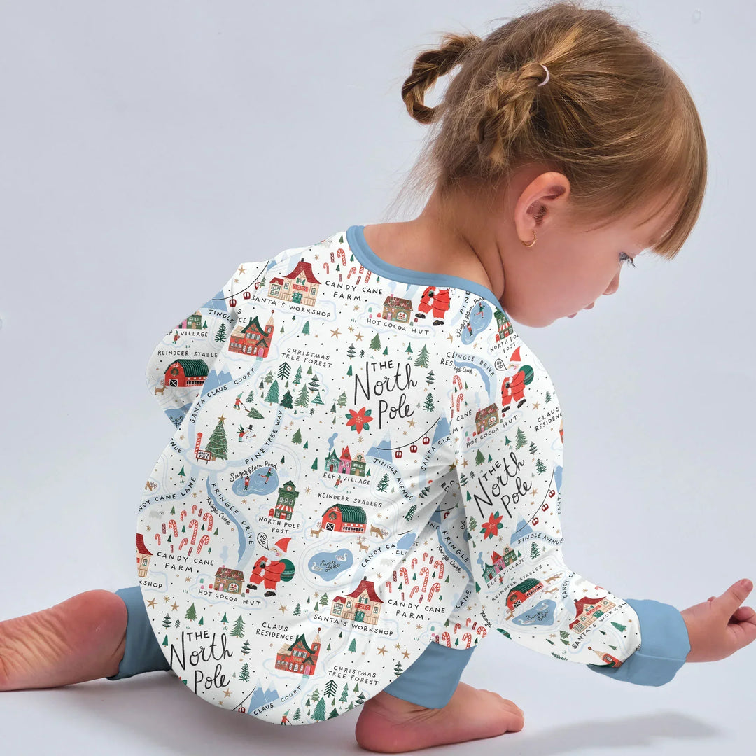 The North Pole Map Convertible Zippy , The North Pole Map Convertible Zippy - 0-3M