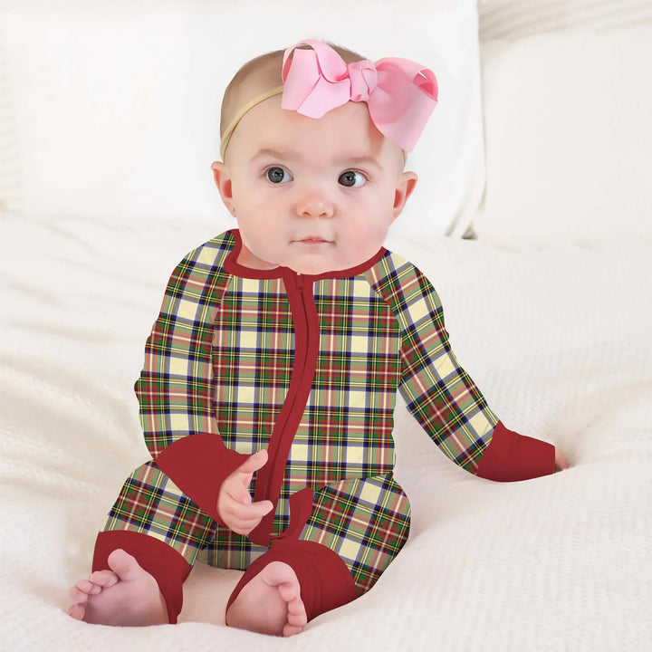 Cozy Evergreen Plaid Bamboo Convertible Zippy
