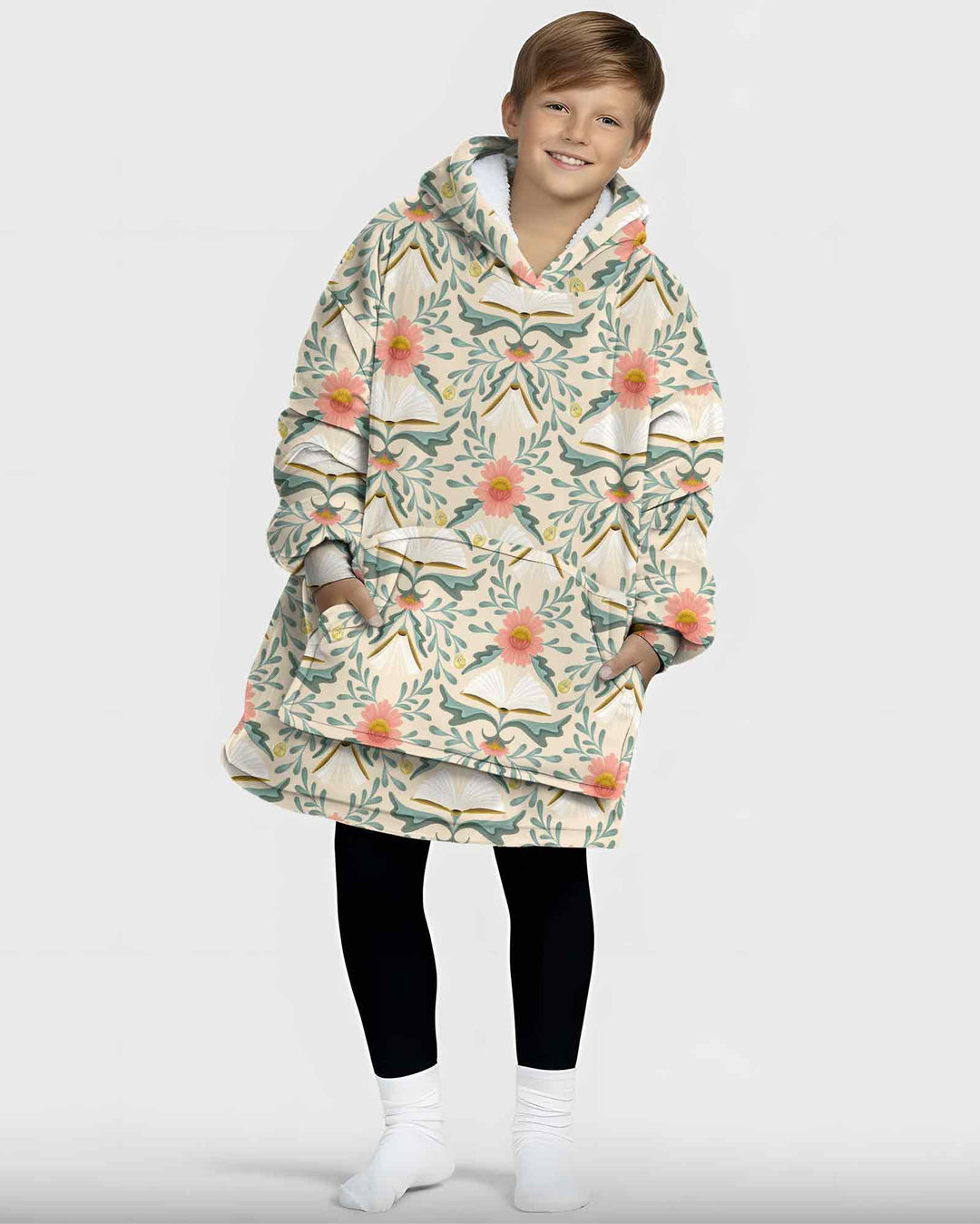 Blooming Stories Bamboo Blanket Hoodie
