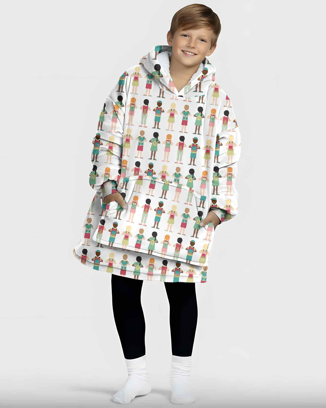 Little Friends Everywhere Bamboo Blanket Hoodie