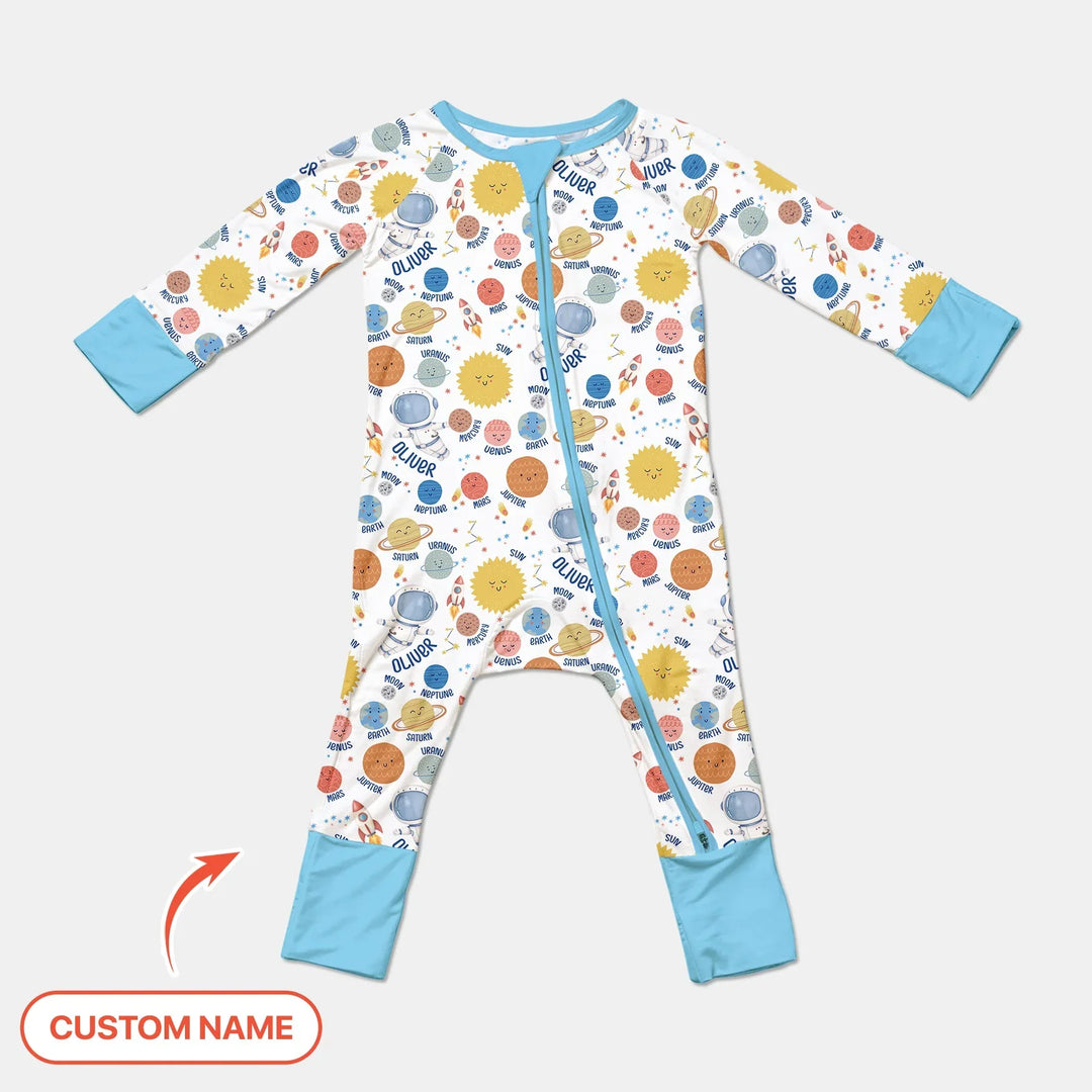 Custom Name Little's Kid into Universer Bamboo Convertible Zippy