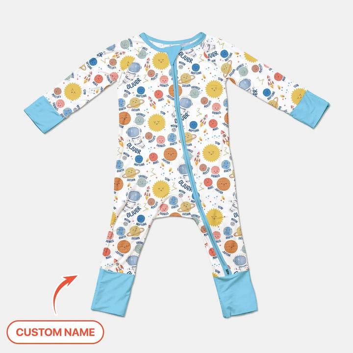 Custom Name Little's Kid into Universer Bamboo Convertible Zippy