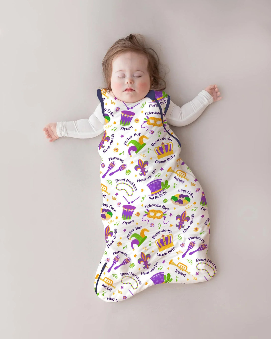 Mardi Gras Family Matching Bamboo Sleep Bag