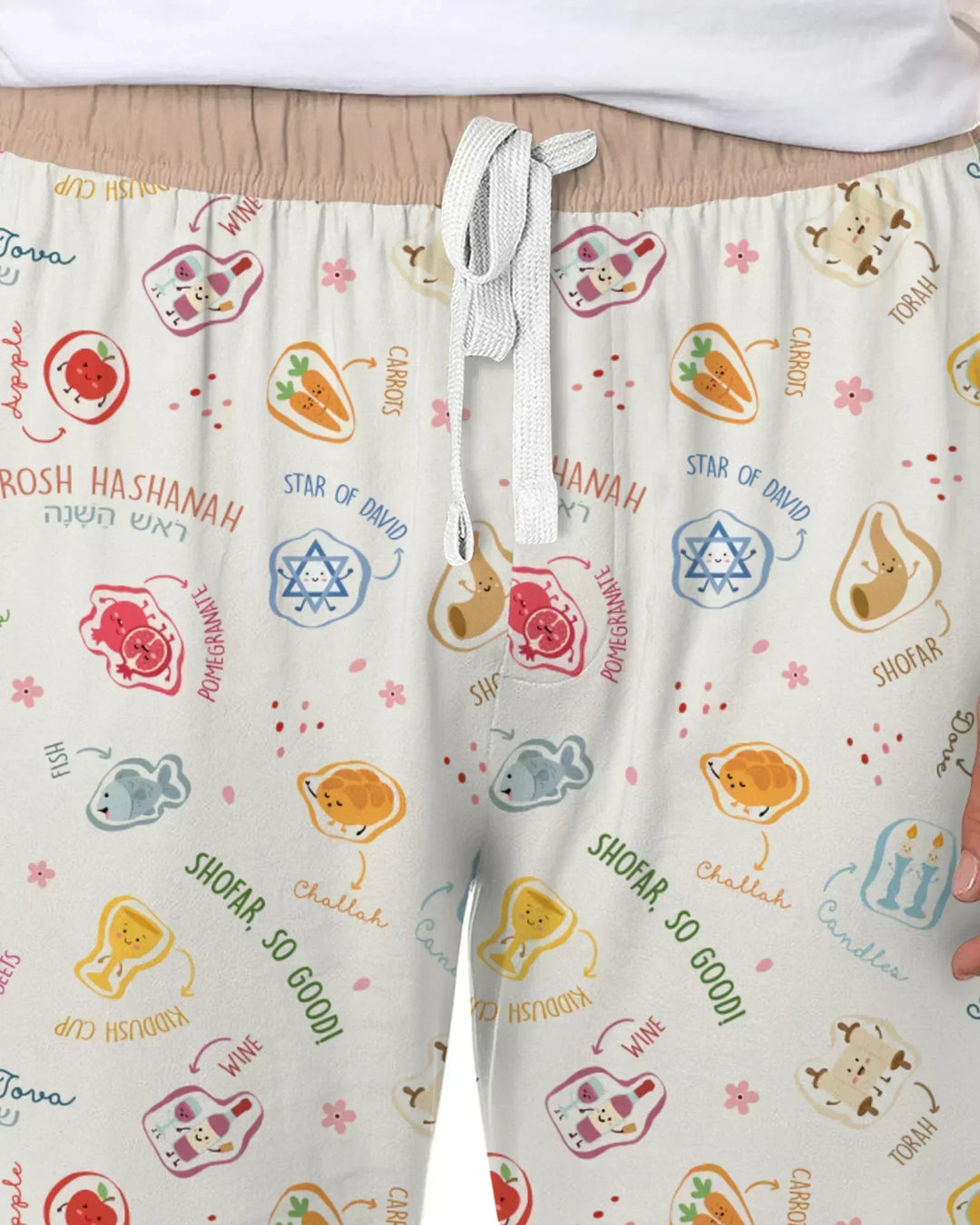 Happy Rosh Hashanah Bamboo Men's Pajama Set