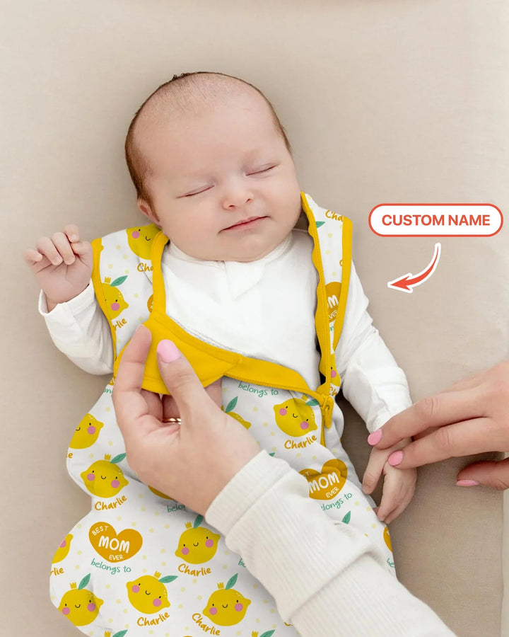 Custom Name Best Mom Ever Belongs to Custom Bamboo Sleep Bag