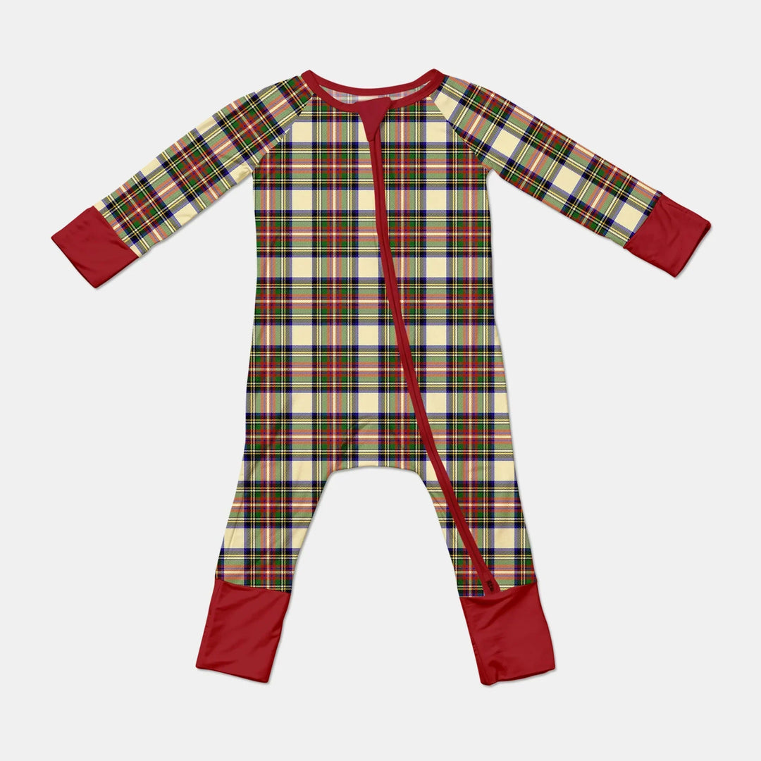 Cozy Evergreen Plaid Bamboo Convertible Zippy
