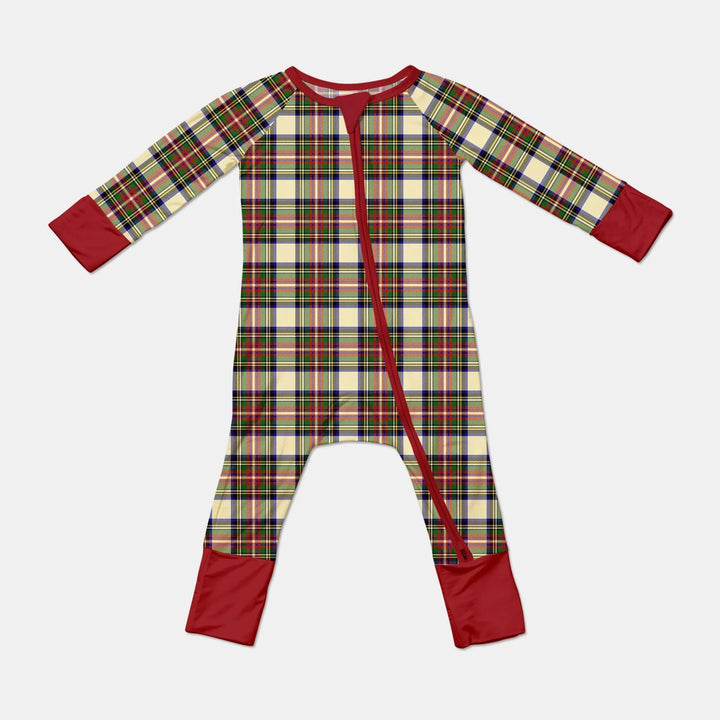 Cozy Evergreen Plaid Bamboo Convertible Zippy