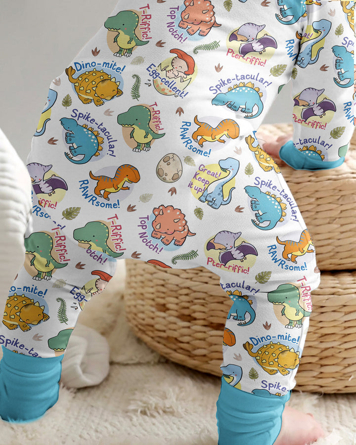Cute Dinosaur Pun Bamboo Convertible Zippy