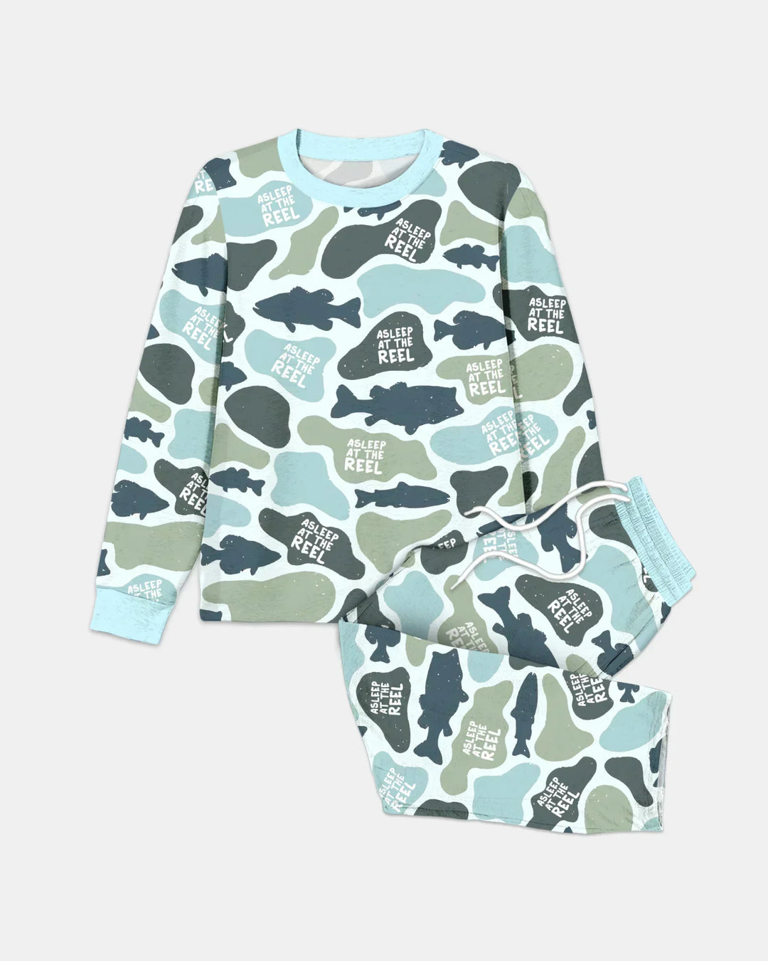 Asleep At The Reel Matching Daddy & Me Bamboo Men's Pajama Set