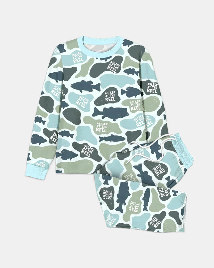 Asleep At The Reel Matching Daddy & Me Bamboo Men's Pajama Set