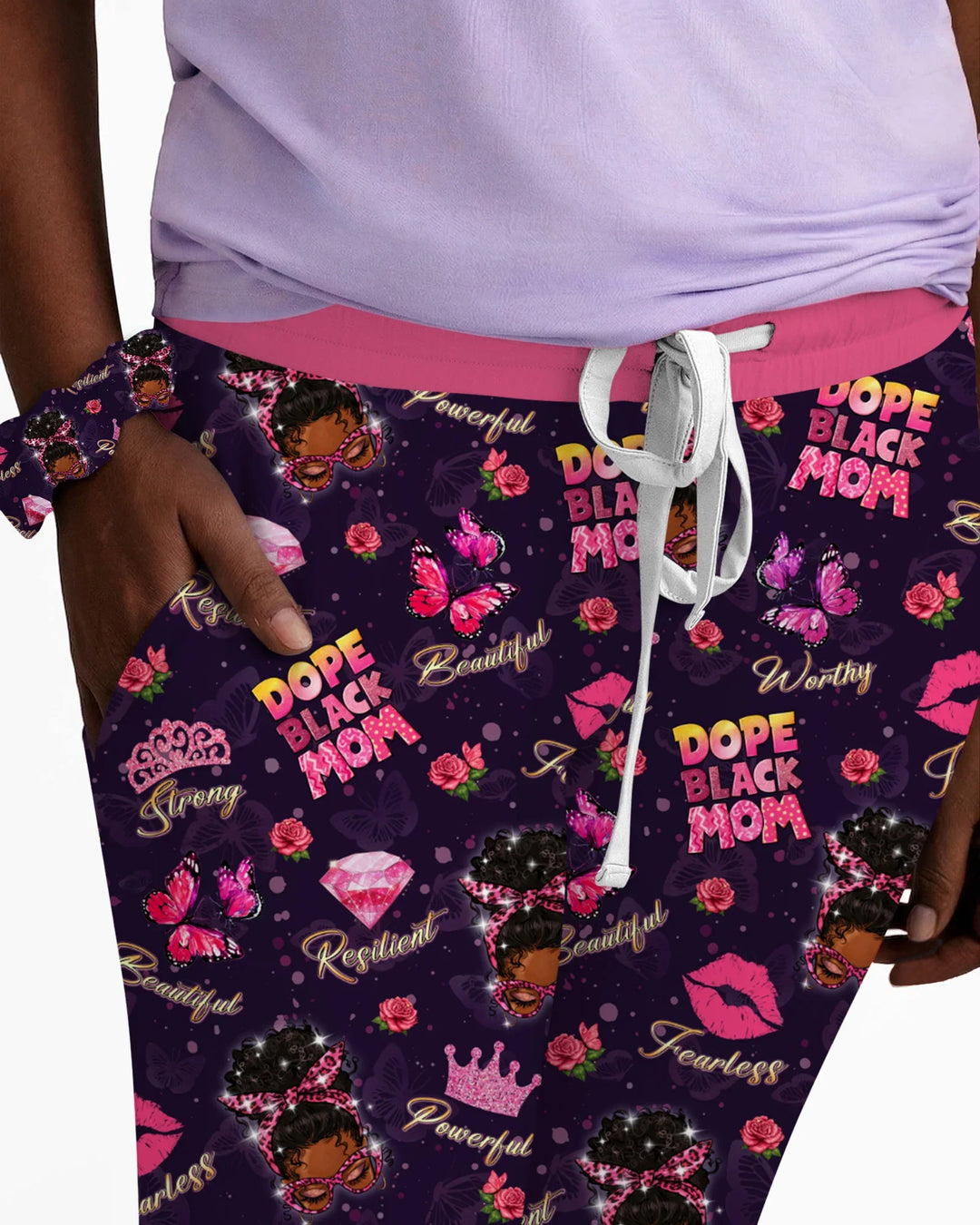 Dope Black Queen Bamboo Women Pajama Set