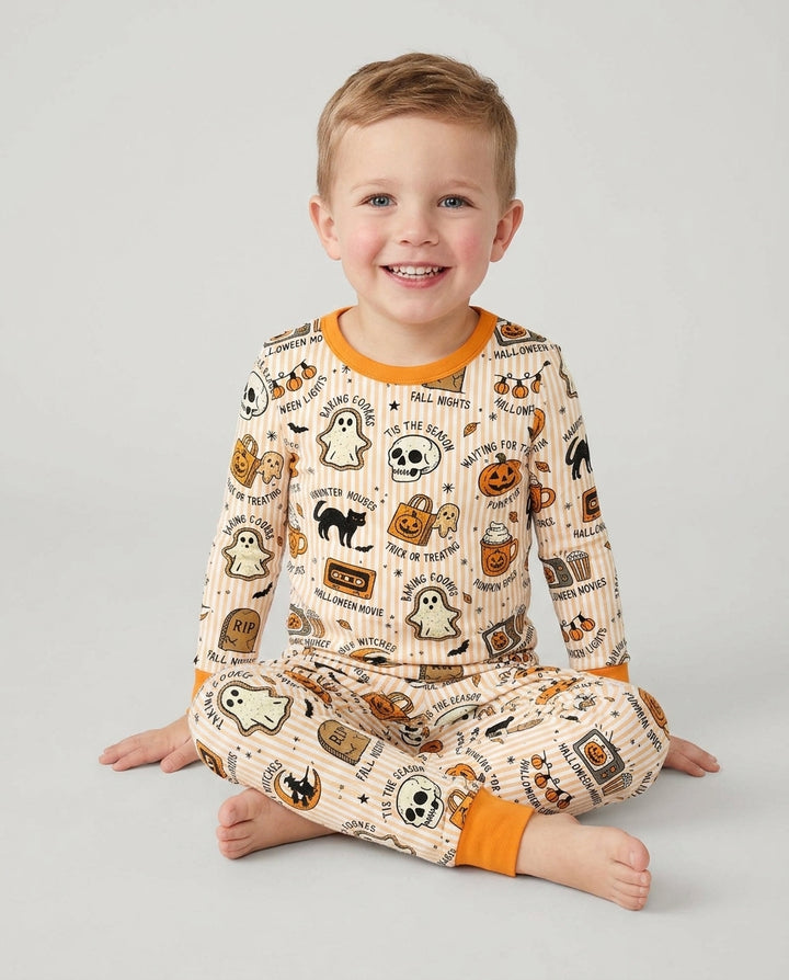 Tis' The Season Bamboo Two Piece Long Sleeve Pajama Set