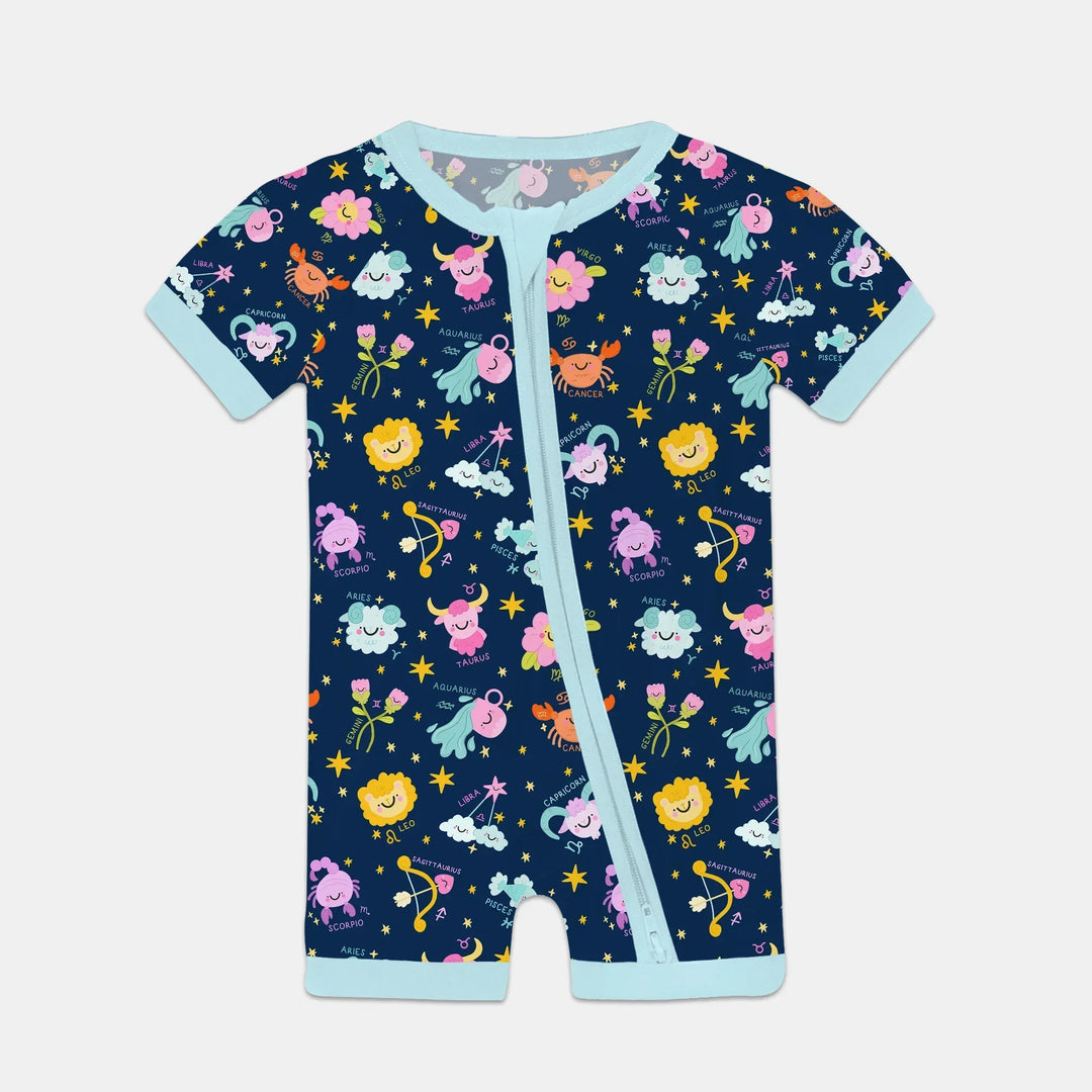 Zodiac Signs Bamboo Shorty Zippy