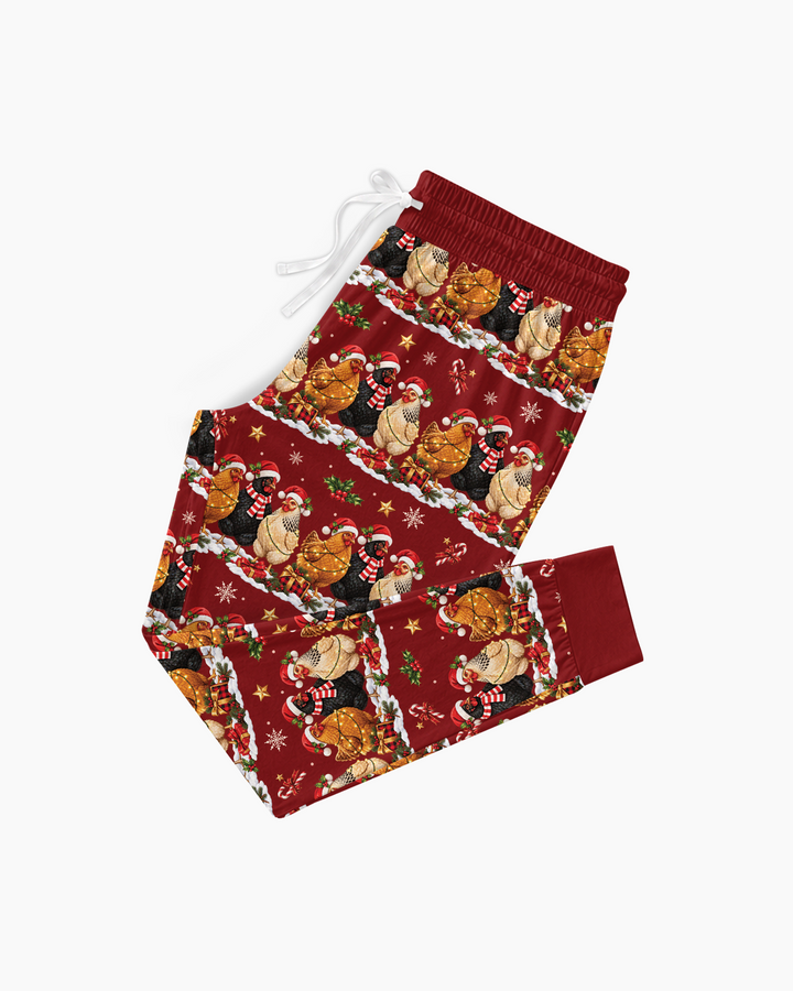 Farm Chicken Christmas Bamboo Women Pajama Set