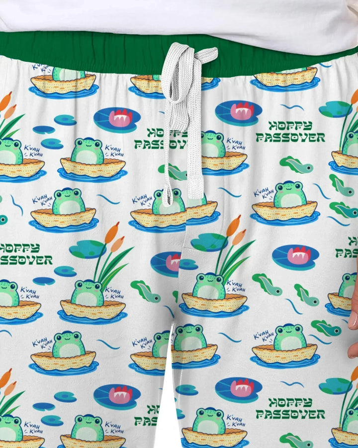 Hoppy Passover Family Matching Bamboo Men's Pajama Set