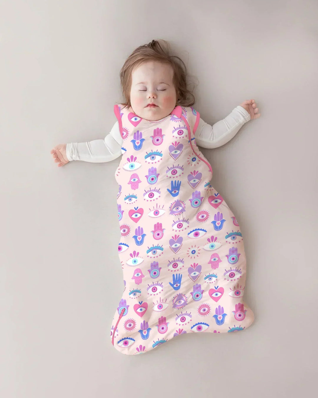 Hamsa Heart Guardians Family Matching Bamboo Sleep Bag