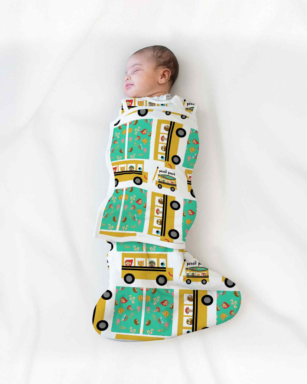 School Bus Adventures Bamboo Sleep Bag Swaddler