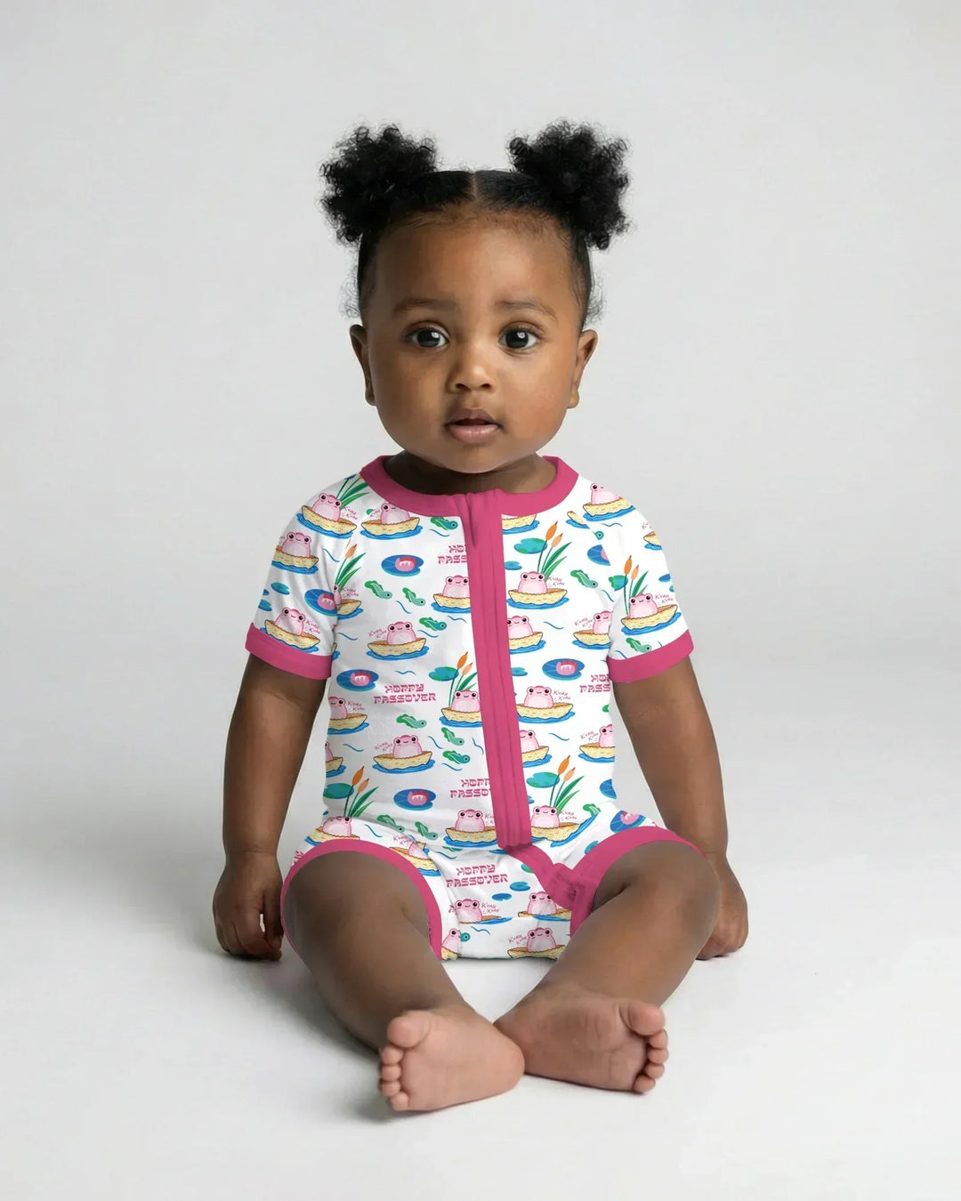 Hoppy Passover Family Matching Bamboo Shorty Zippy