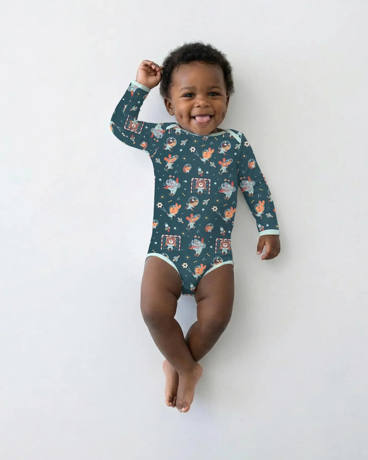 Space Soccer Bamboo Bodysuit