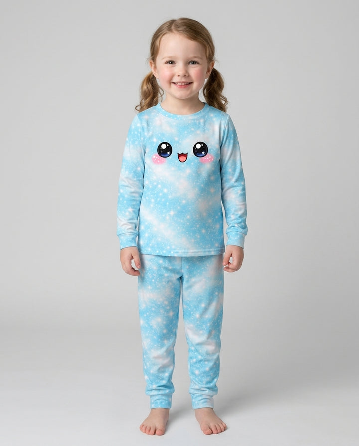 Cute Dumplings Emoji Gift For Squishy Hunter Bamboo Two Piece Long Sleeve Pajama Set