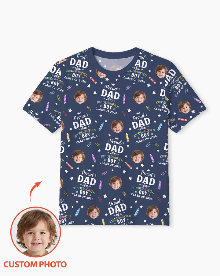 Proud Dad Mom Of Class Of 2026 Bamboo Men Short Sleeve Short Pajama Set