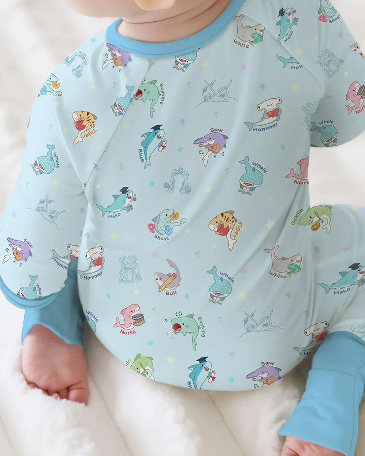 Shark School Bamboo Convertible Zippy