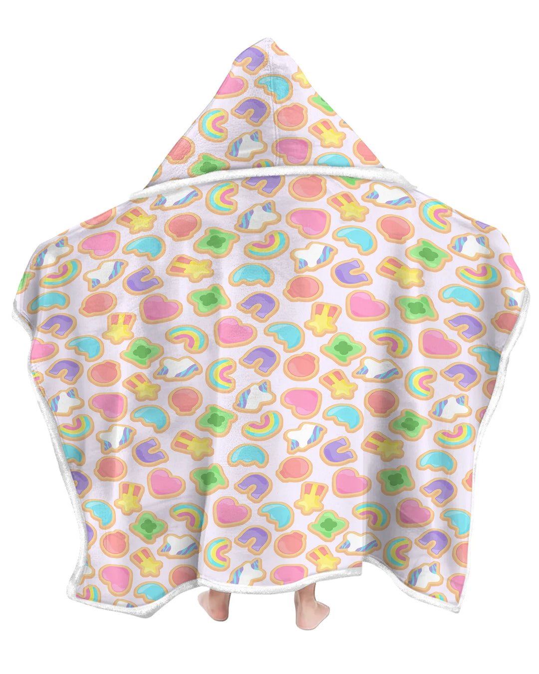 Lucky Marshmallow Cookies Bamboo Wearable Hooded Blanket