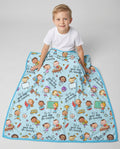 Little Learners Adventure Bamboo Blanket