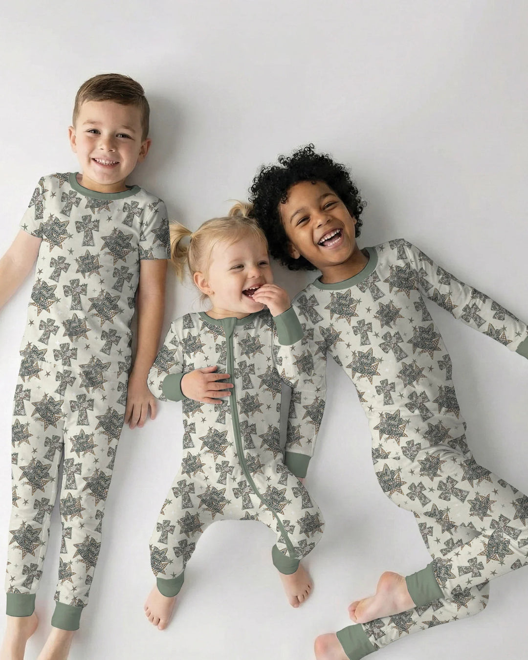 Template Bamboo Two Piece Long Sleeve Pyjamas Set