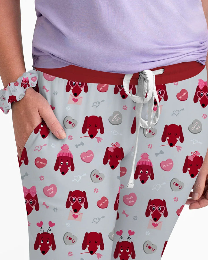 Dachshund Is My Valentine Bamboo Women Pajama Set
