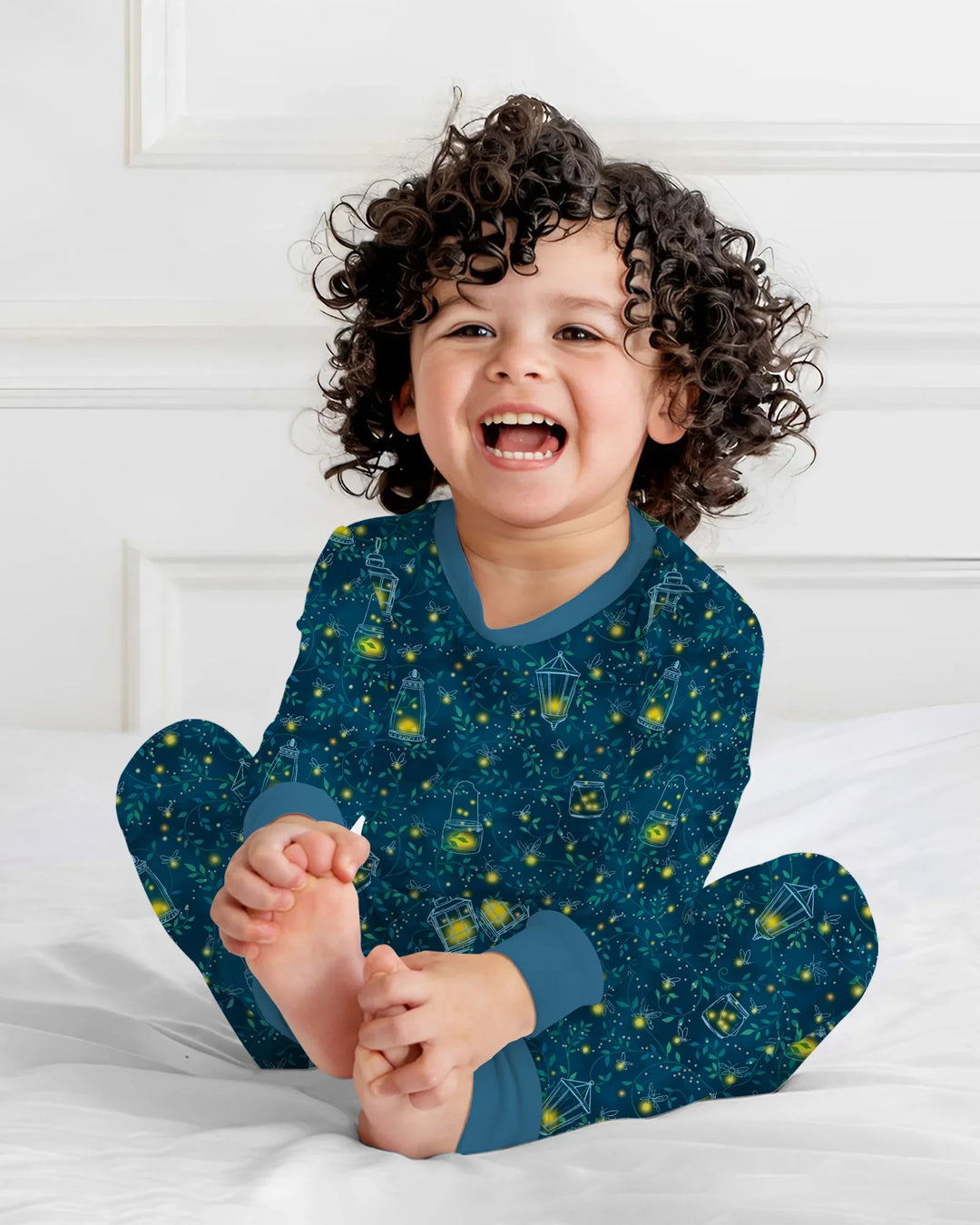 Firefly Evening Forest Bamboo Two Piece Long Sleeve Pajama Set