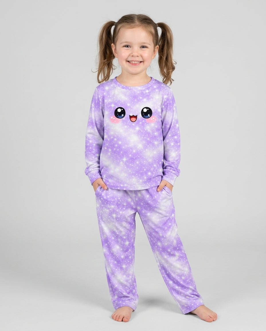 Cute Dumplings Emoji Gift For Squishy Hunter Bamboo Two Piece Long Sleeve Pajama Set