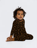 Black History Alphabet Bamboo Two Piece Long Sleeve Pajama Set
