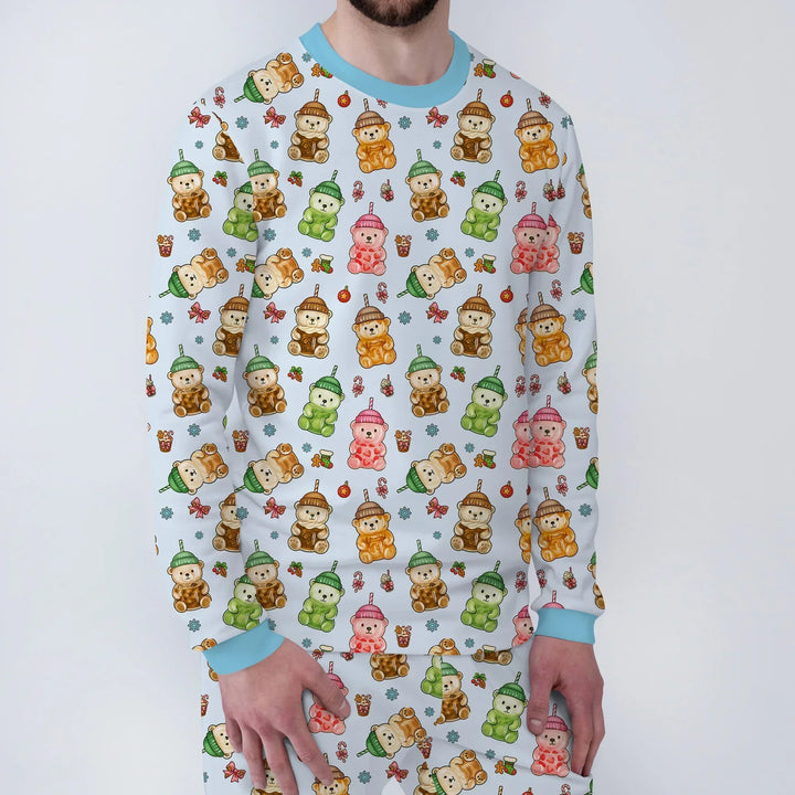 Holiday Bear Cup Bamboo Men's Pajama Set