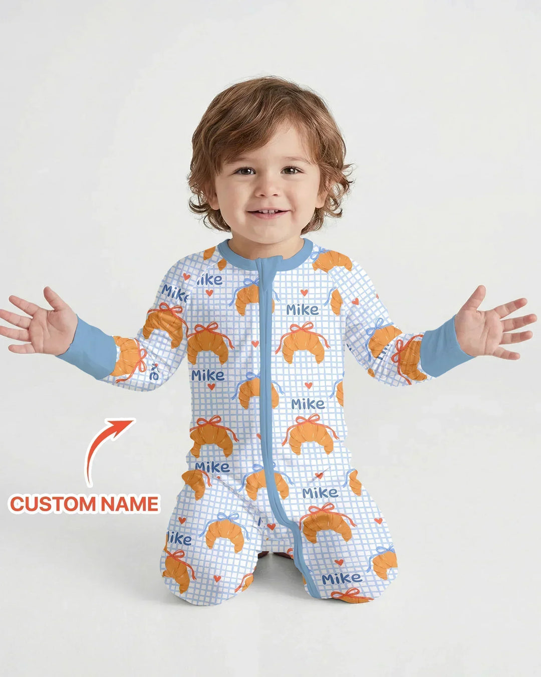 Breakfast Love Family Matching Bamboo Convertible Zippy