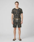 Little Explorer God Leads The Way Bamboo Men Short Sleeve Short Pajama Set