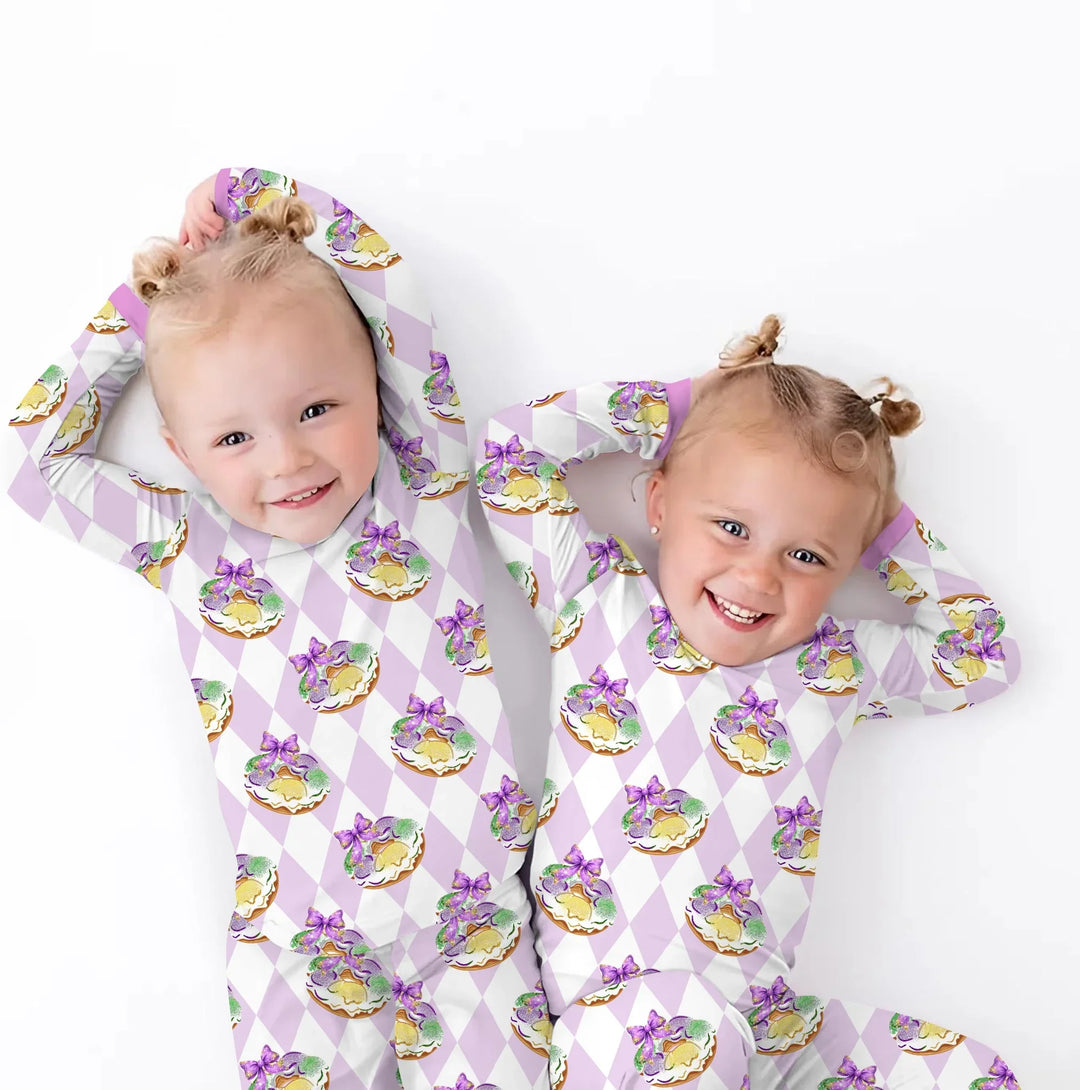 Mardi Gras Donut Bamboo Convertible Zippy