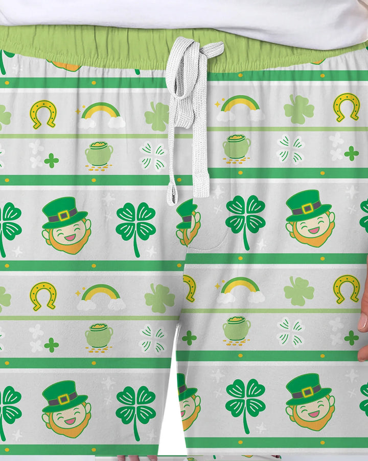 Happy Saint Patrick's Day Bamboo Men's Pajama Set