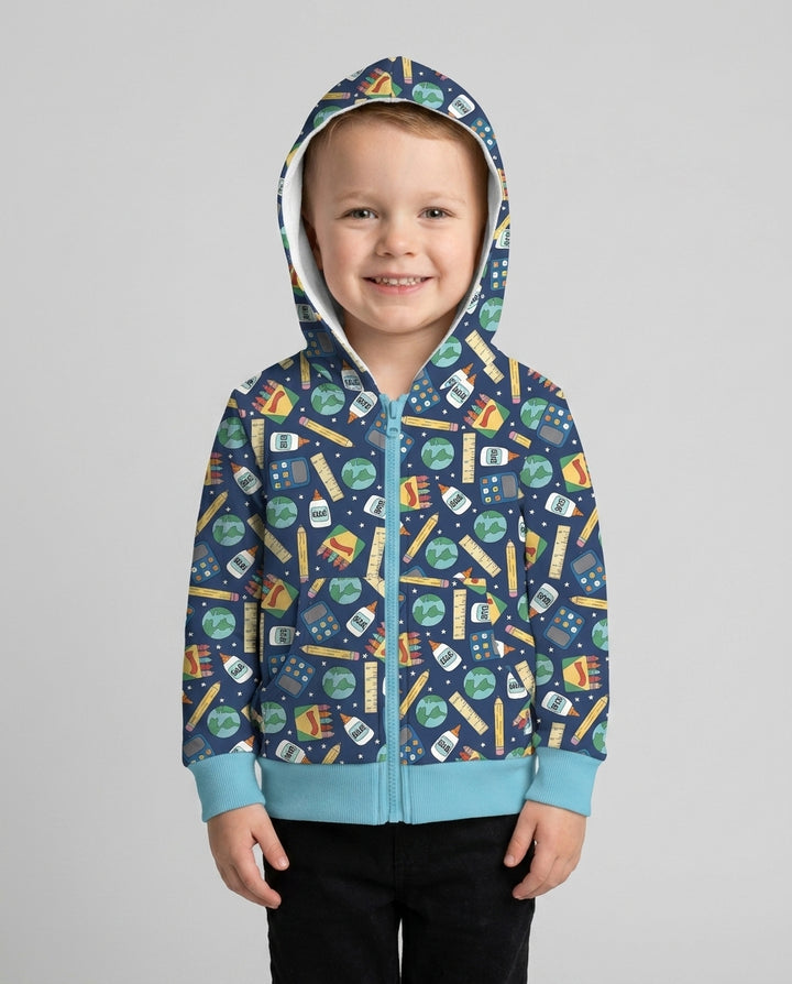 School Supply Bamboo Zip Hoodie