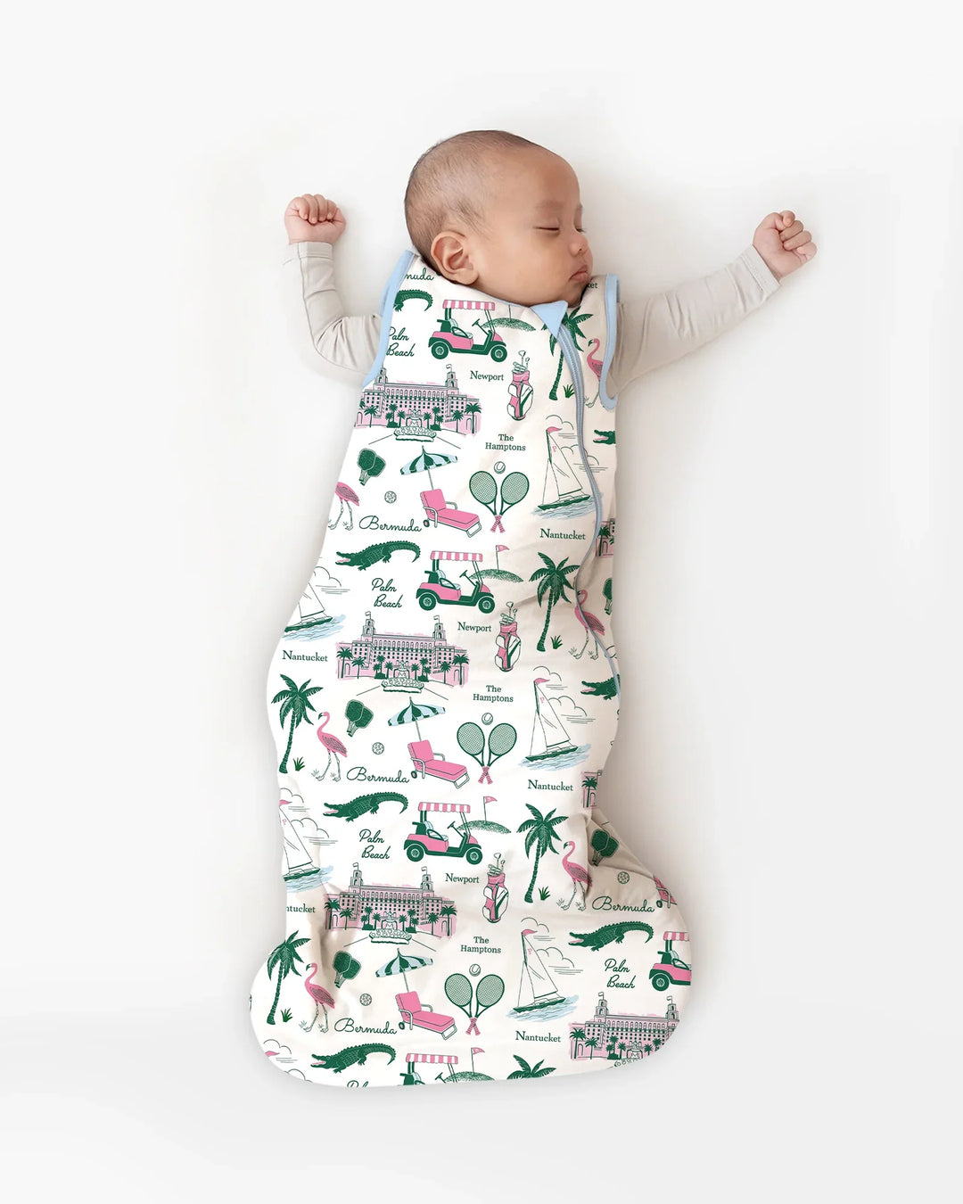 Preppy Palm Getaway Bamboo Sleep Bag