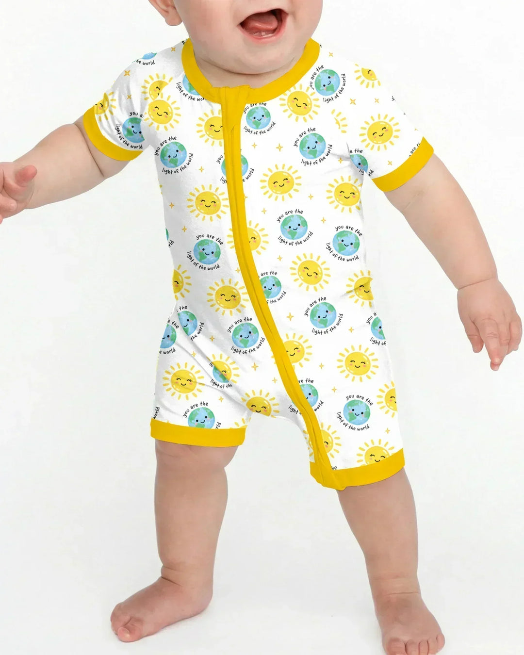 Matthew 5:14 Light of the World Bamboo Shorty Zippy