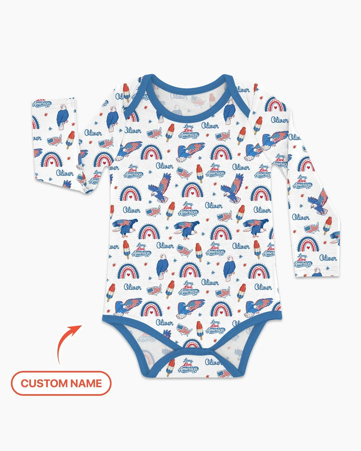 Long Live America Bamboo Bodysuit