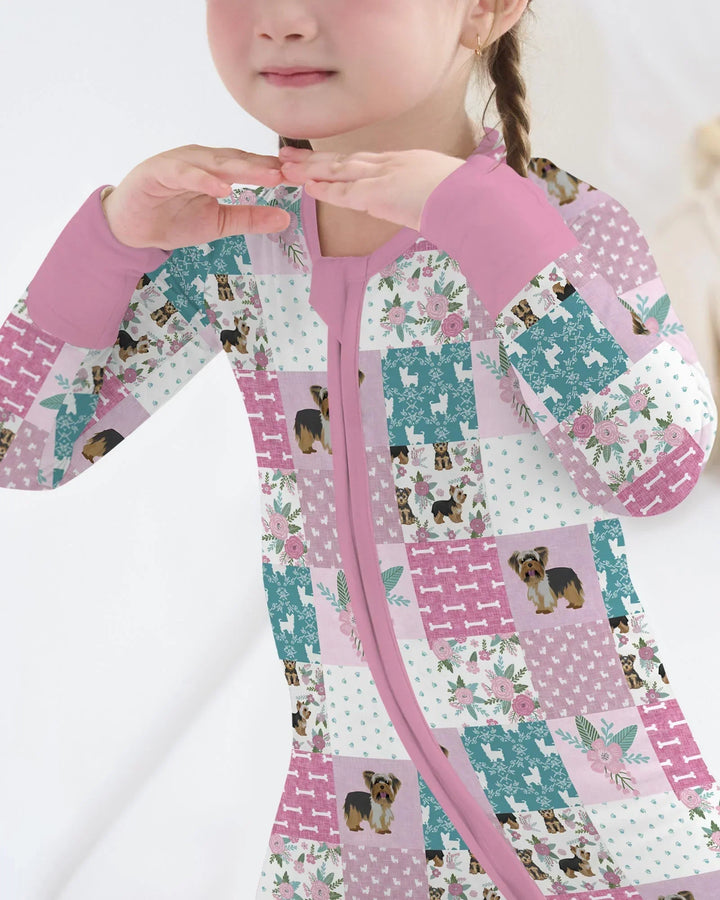Floral Yorkie Grace Bamboo Convertible Zippy